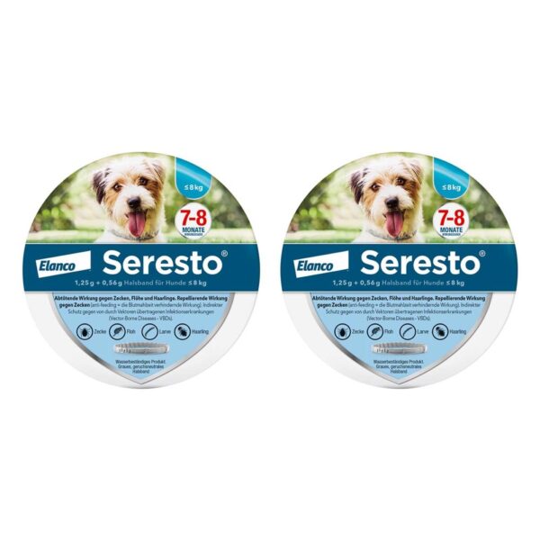 Seresto Halsband für kleine Hunde bis 8 kg