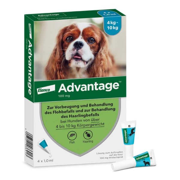 Advantage 100 für Hunde Lösung