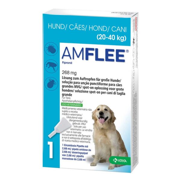 Amflee 268 mg Lösung zur, zum Auftropfen für grosse Hunde